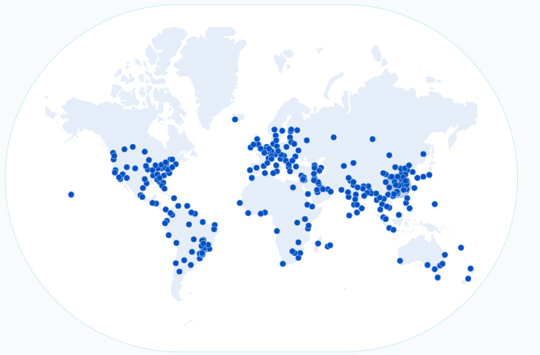 Cloudflare global network
